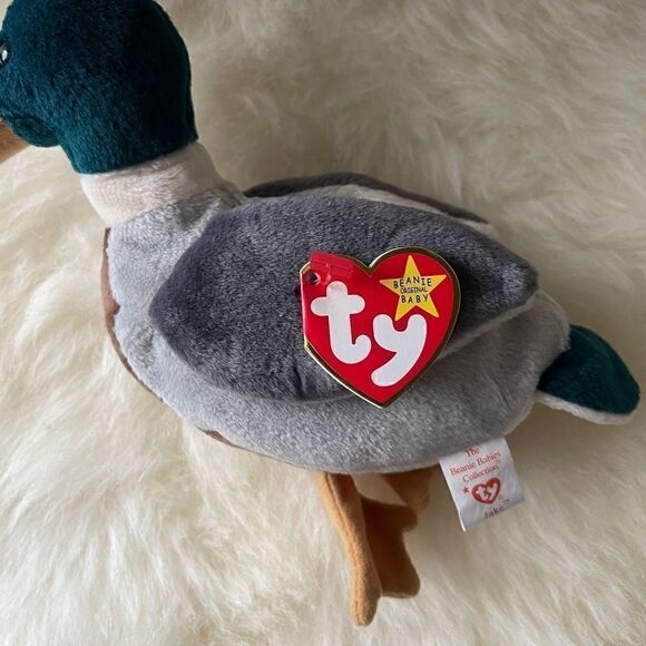 Ty Beanie Baby Jake ™ the Mallard Duck - Picture 4 of 12